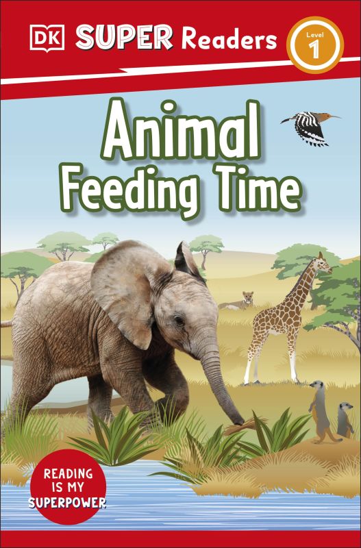 DK Super Readers Level 1 Animal Feeding Time cover