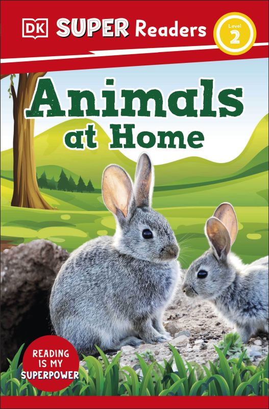 DK Super Readers Level 2 Animals at Home cover