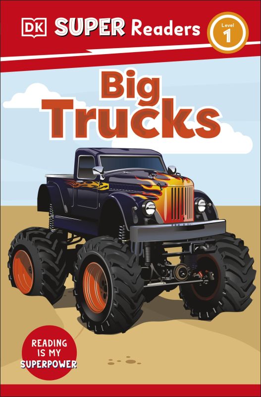 DK Super Readers Level 1 Big Trucks cover