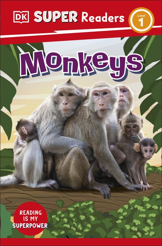 DK Super Readers Level 1 Monkeys cover