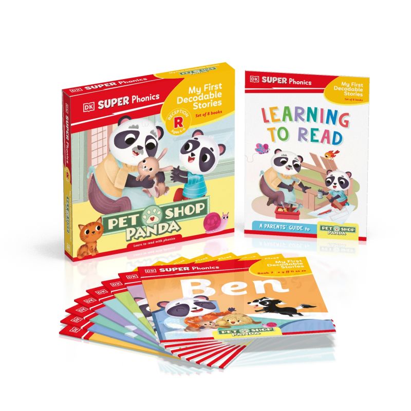 DK Super Phonics My First Decodable Stories Pet Shop Panda cover