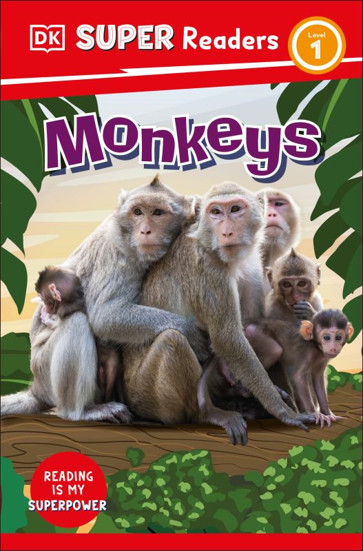 DK Super Readers Level 1 Monkeys cover