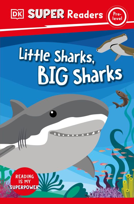 DK Super Readers Pre-Level Little Sharks Big Sharks cover