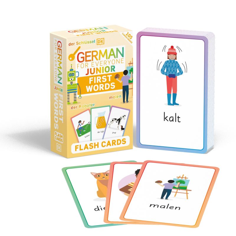 German for Everyone Junior First Words Flash Cards cover