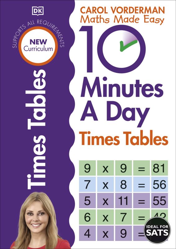 10 Minutes A Day Times Tables, Ages 9-11 (Key Stage 2) cover