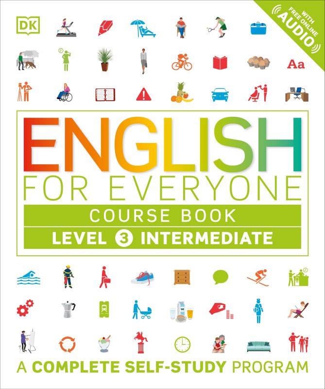 English for Everyone: Level 3: Intermediate, Course Book cover