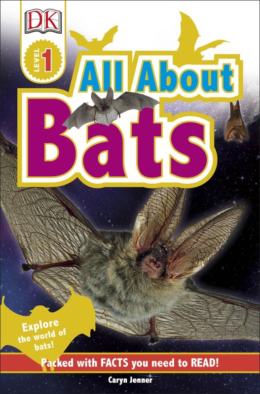 DK Readers L1: All About Bats cover