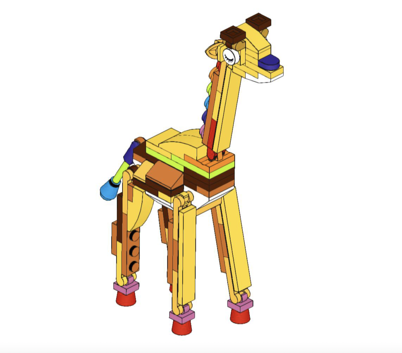 Lego Animals Giraffe