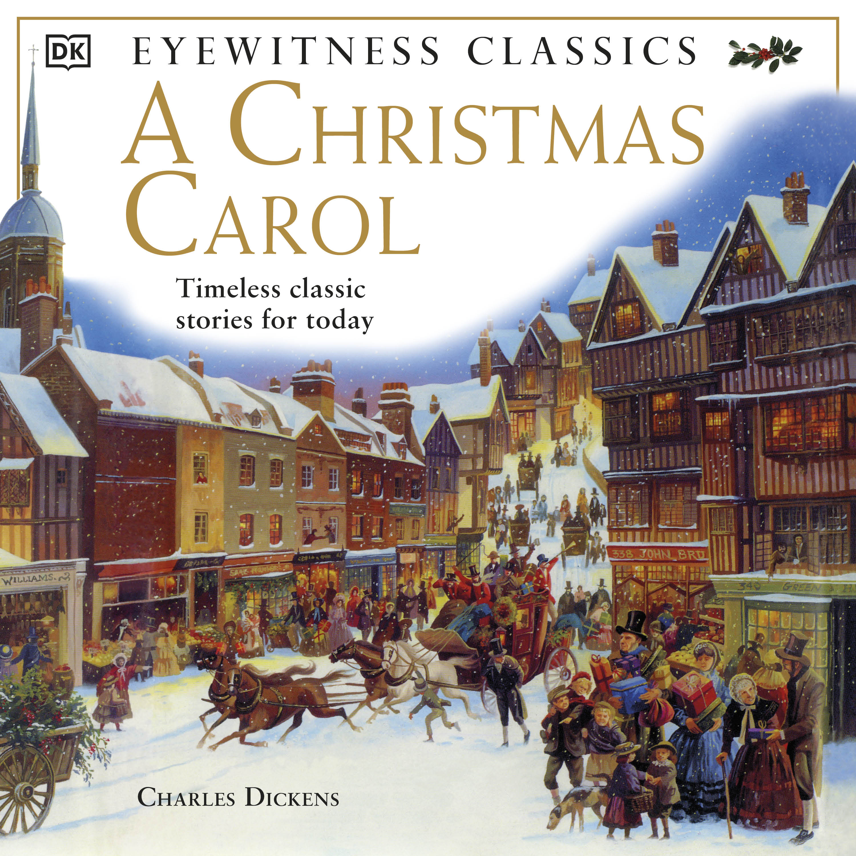 Six Classic Children’s Audiobooks article - A Christmas Carol audiobook cover