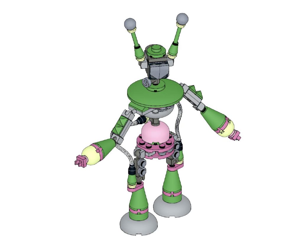 DK Book: How to Build LEGO® Robots - Alien Robot image