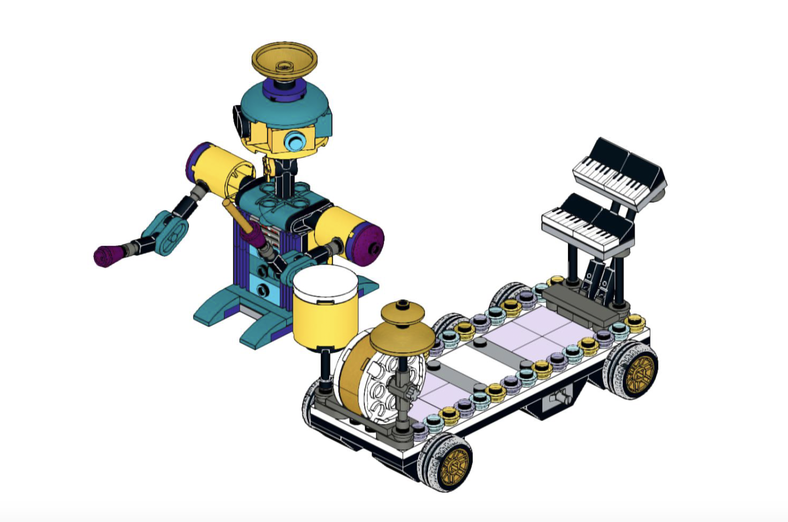 DK Book: How to Build LEGO® Robots - One-Bot Band image