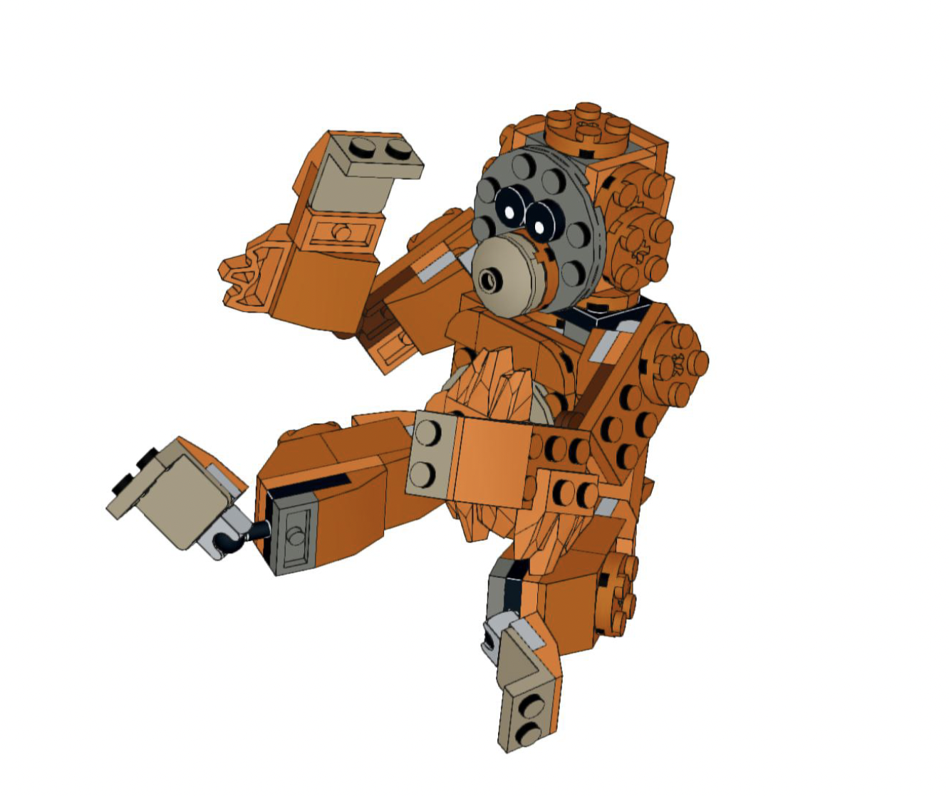 How to build Lego Animals Orangutan