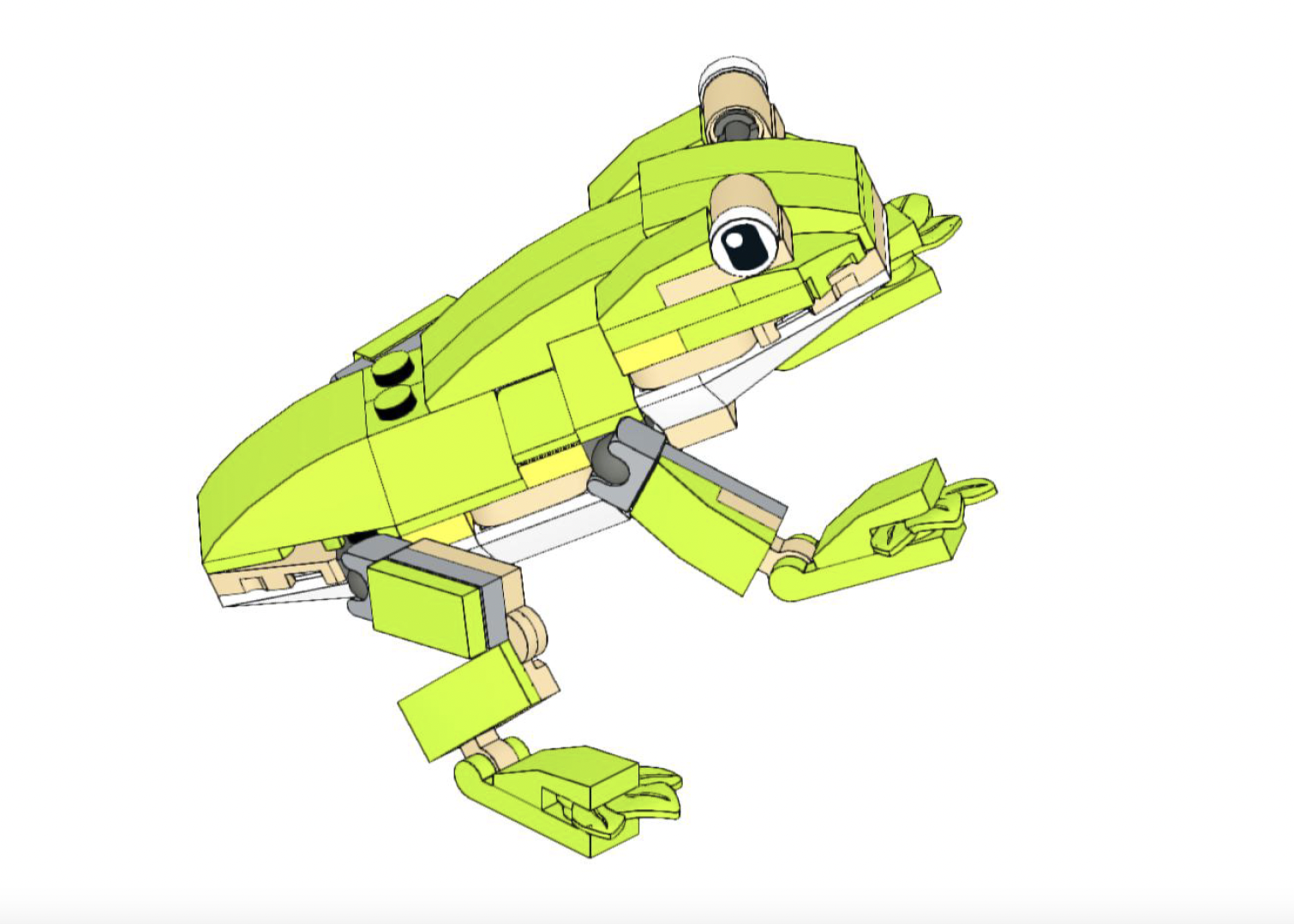 How to build Lego Animals Frog