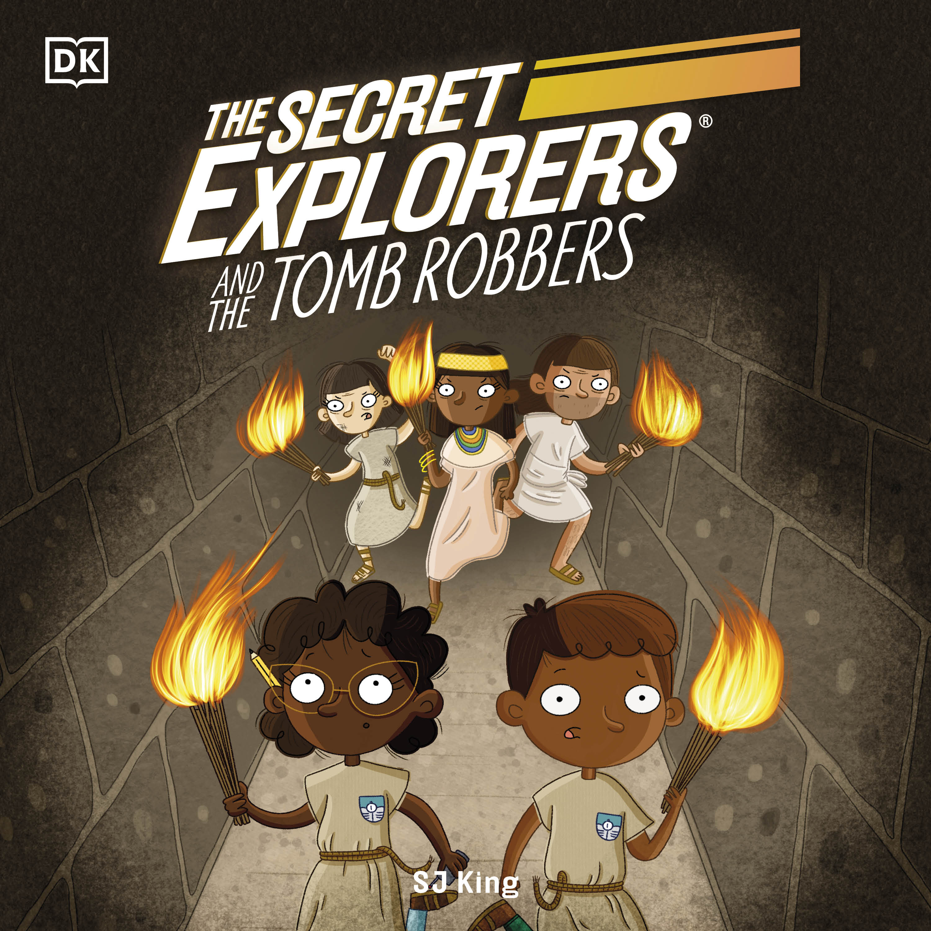 Educational adventure audiobooks for Children article - The Secret Explorers and the Tomb Robbers audiobook cover thumbnail