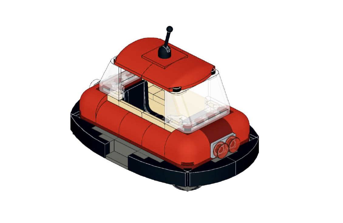 DK Book: How to Build LEGO® Robots - Driverless Hovercar image