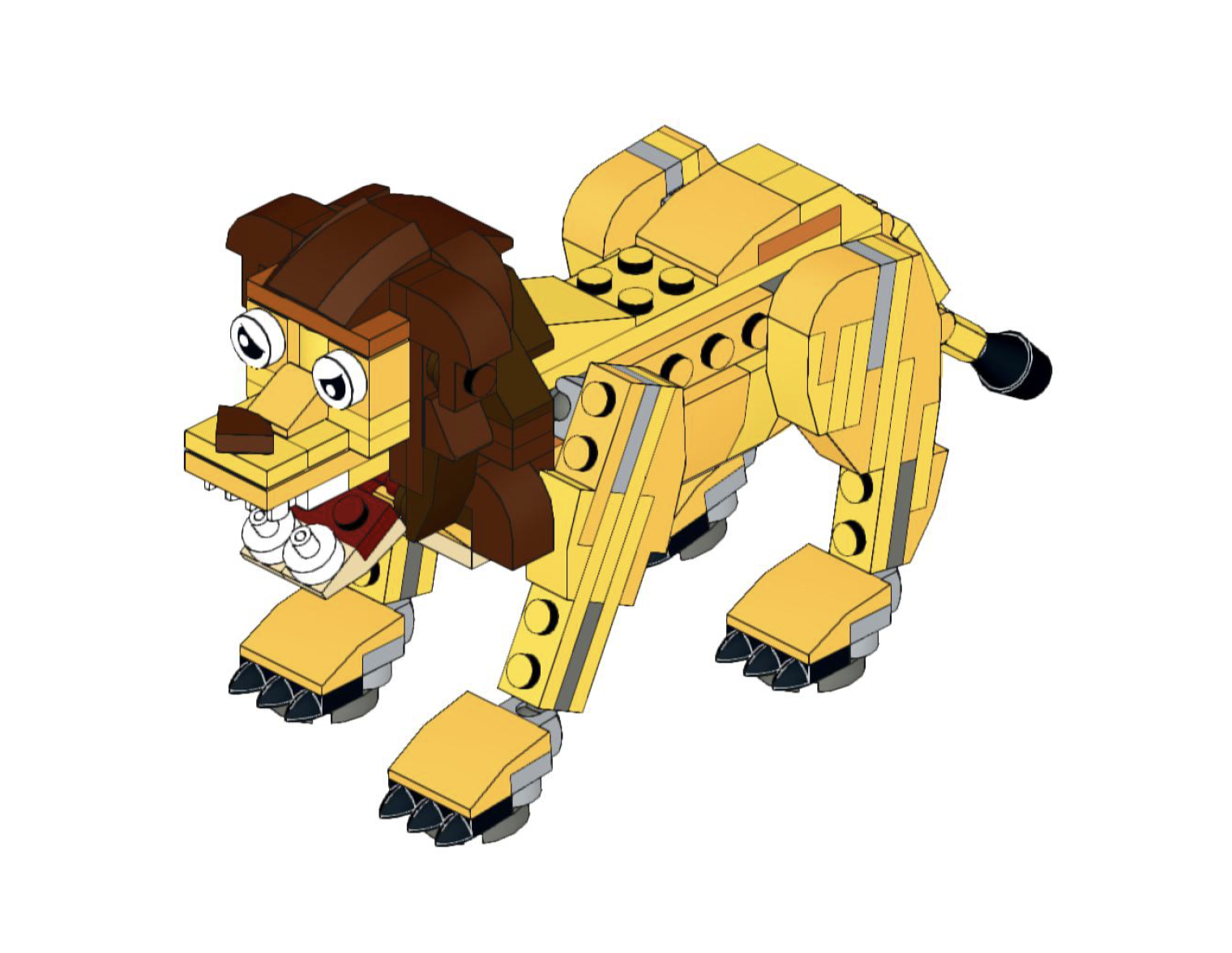 How to build Lego Animals Lion