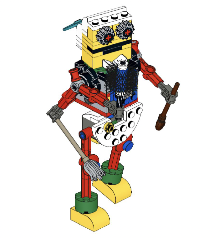 DK Book: How to Build LEGO® Robots - Tidy Bot image