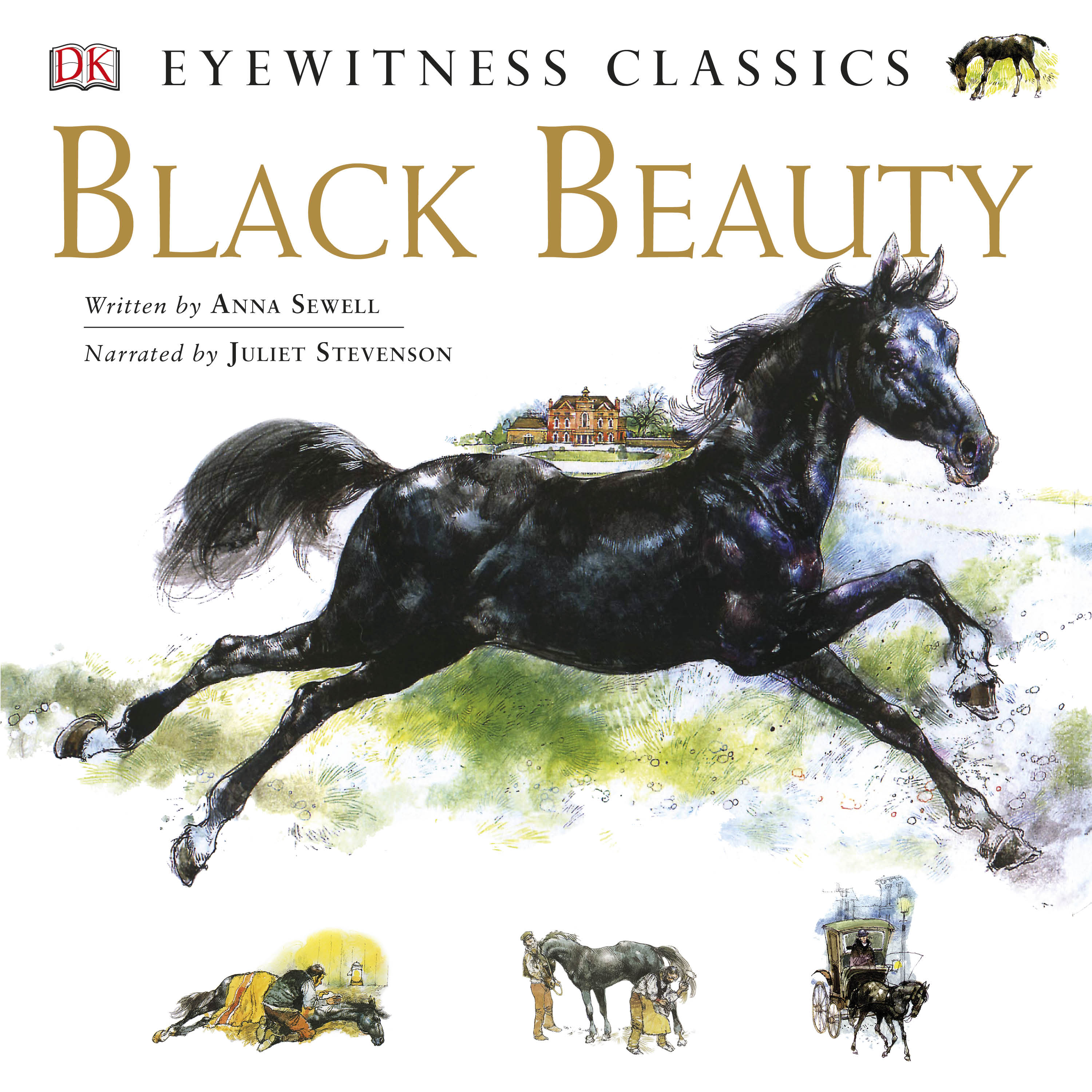 Six Classic Children’s Audiobooks article - Black Beauty audiobook cover