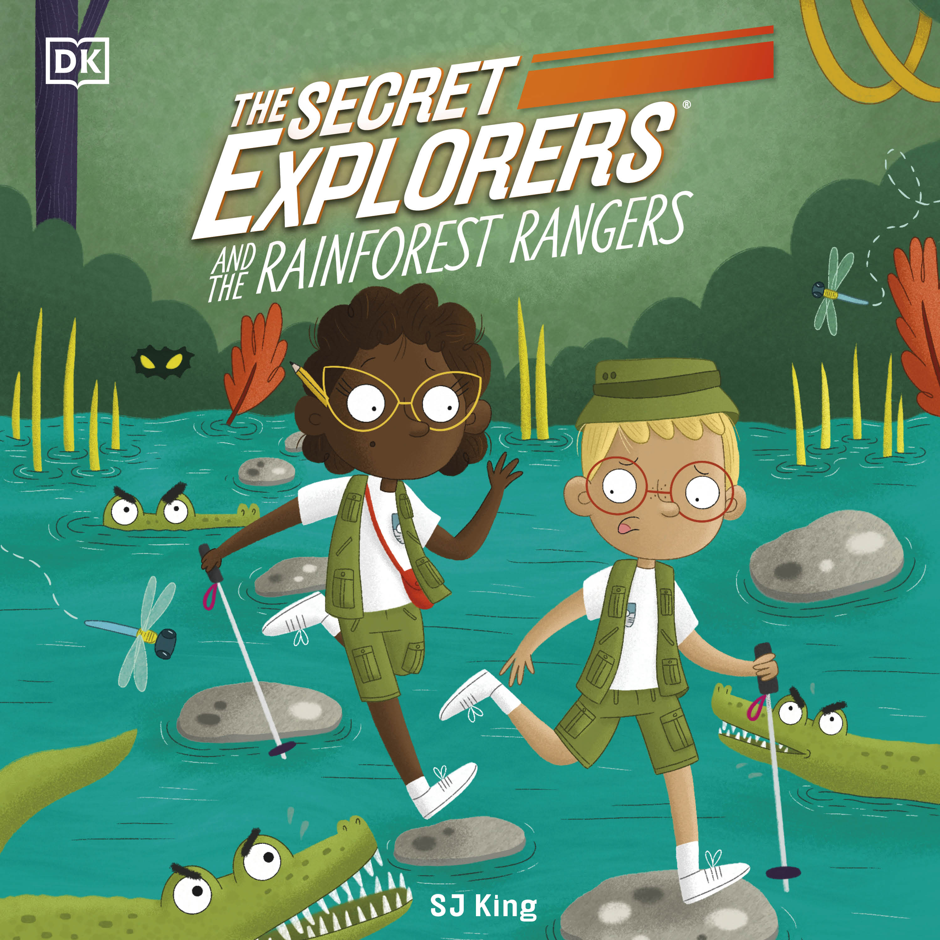 Educational adventure audiobooks for Children article - The Secret Explorers and the Rainforest Rangers audiobook cover thumbnail