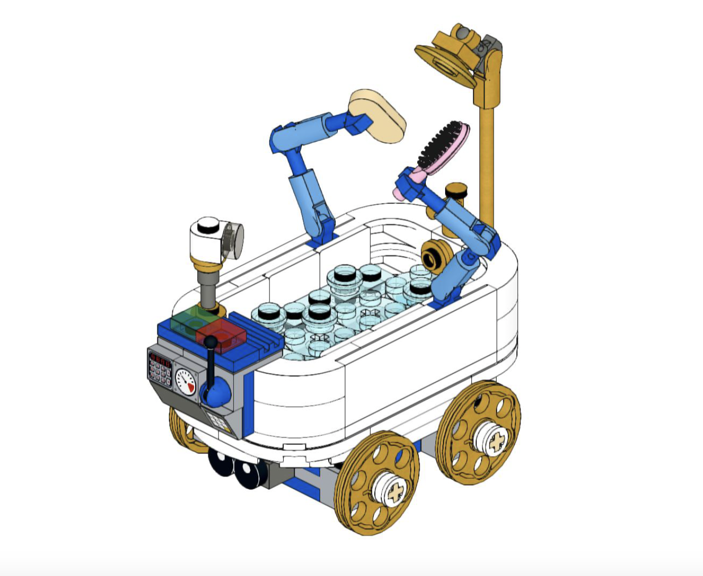DK Book: How to Build LEGO® Robots - Bathtime Bot image
