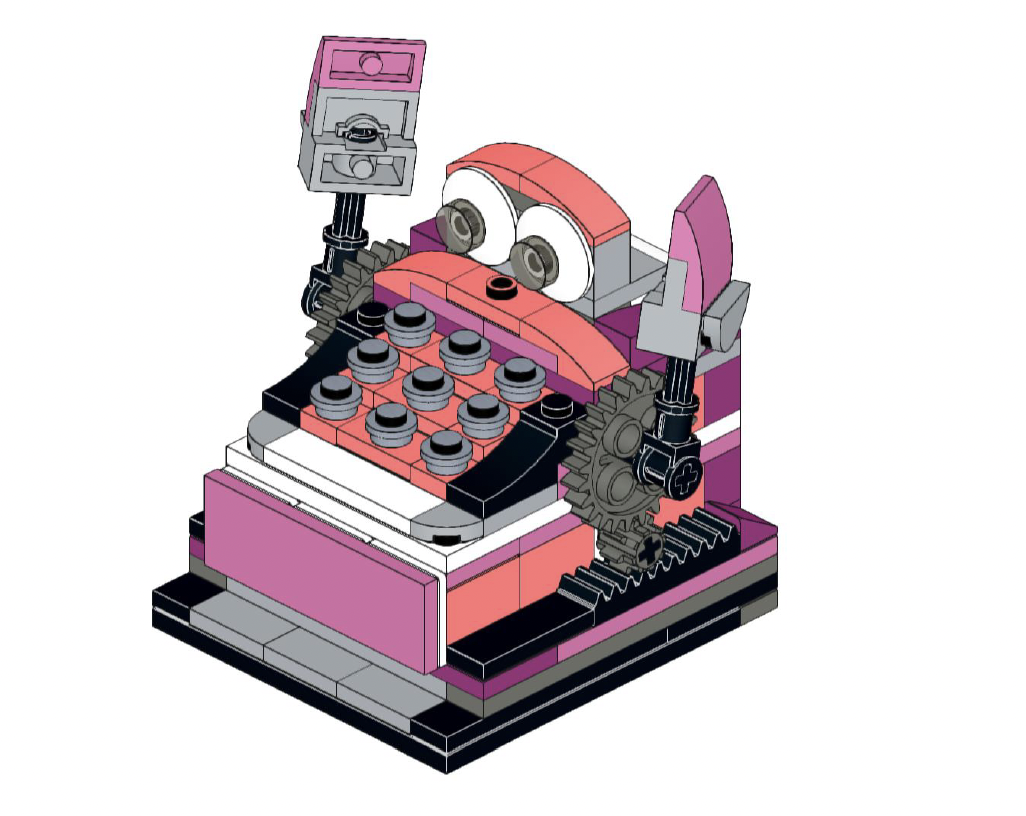 DK Book: How to Build LEGO® Robots - Robo Cashier image