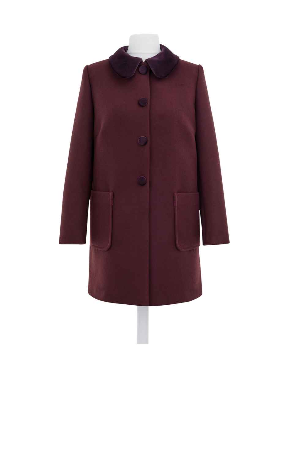 Knee-length Coat