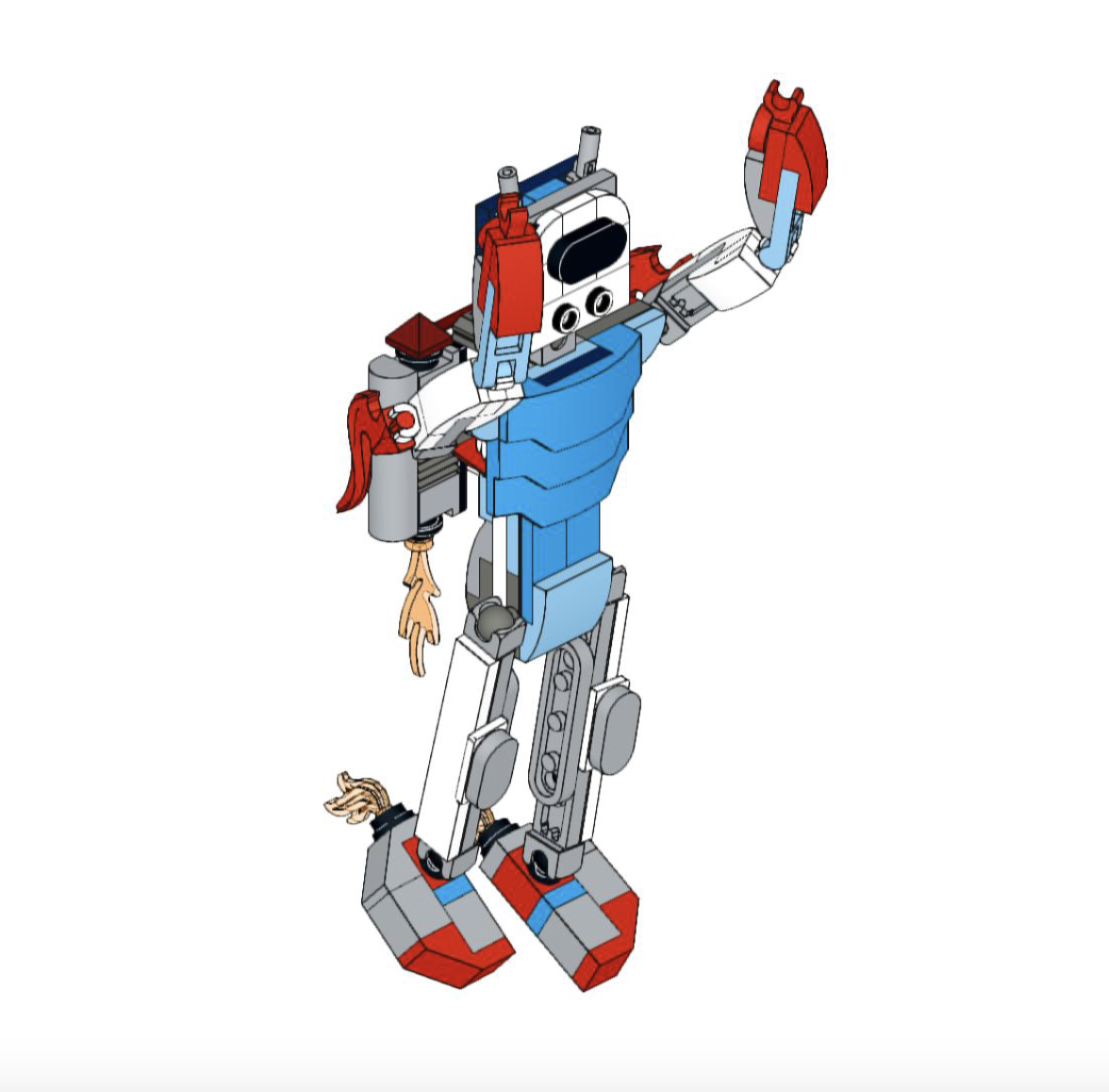 DK Book: How to Build LEGO® Robots - Supersonic Robot image