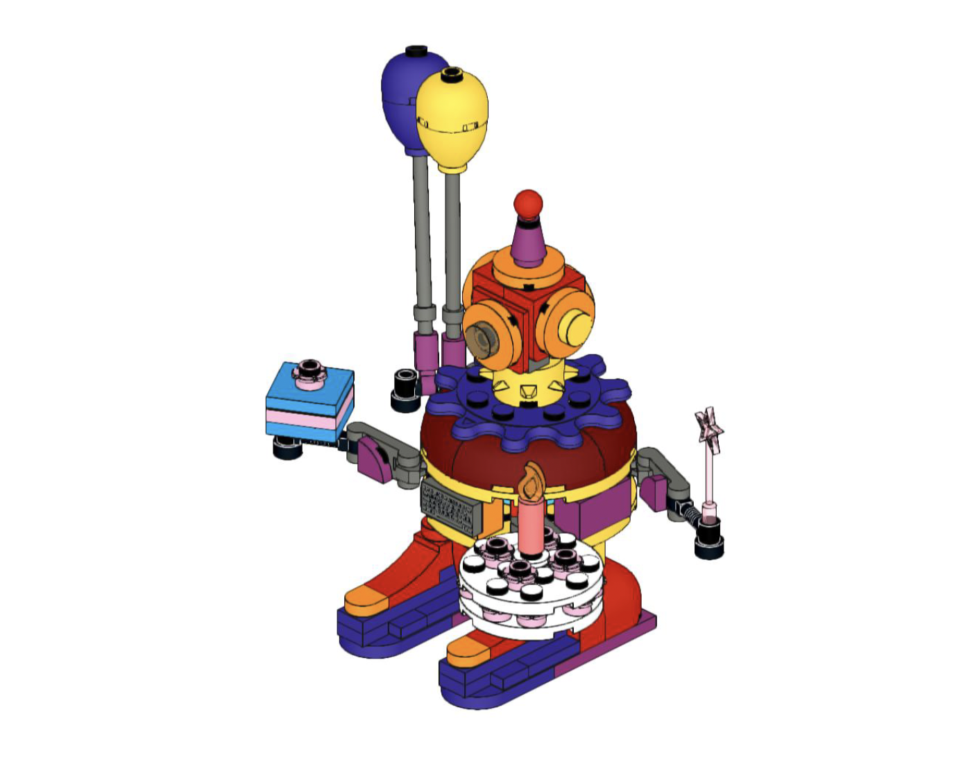 DK Book: How to Build LEGO® Robots - Birthday Bot image