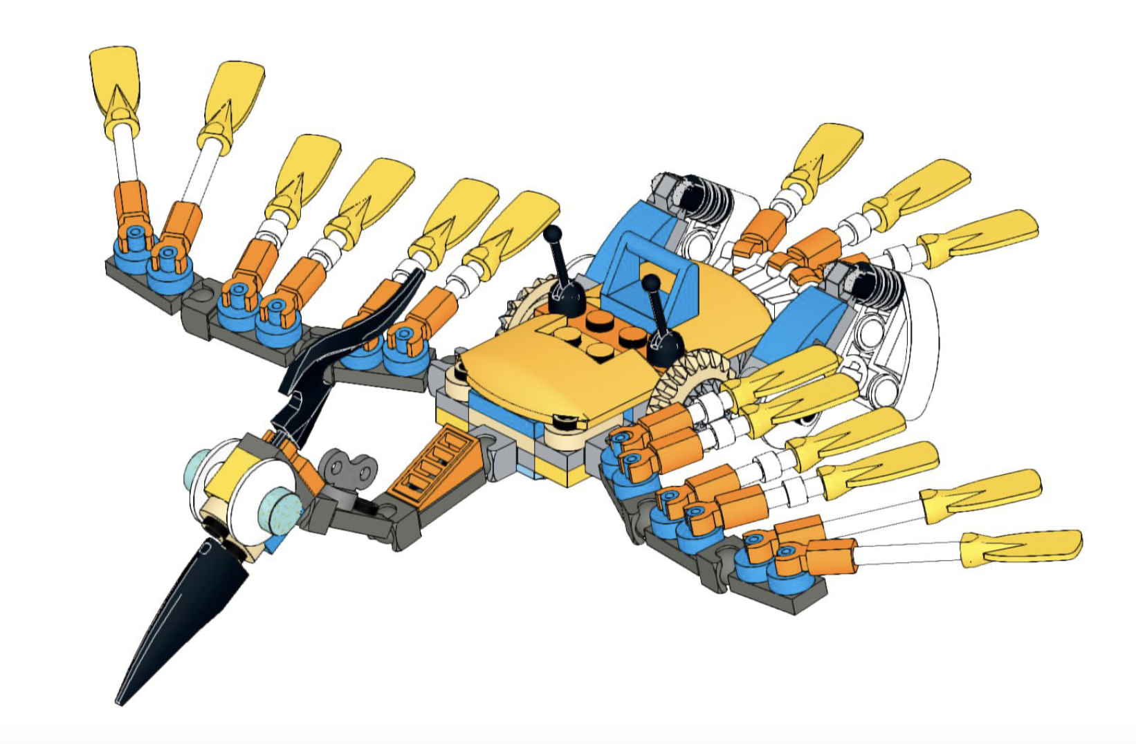 DK Book: How to Build LEGO® Robots - Mecha Bird image