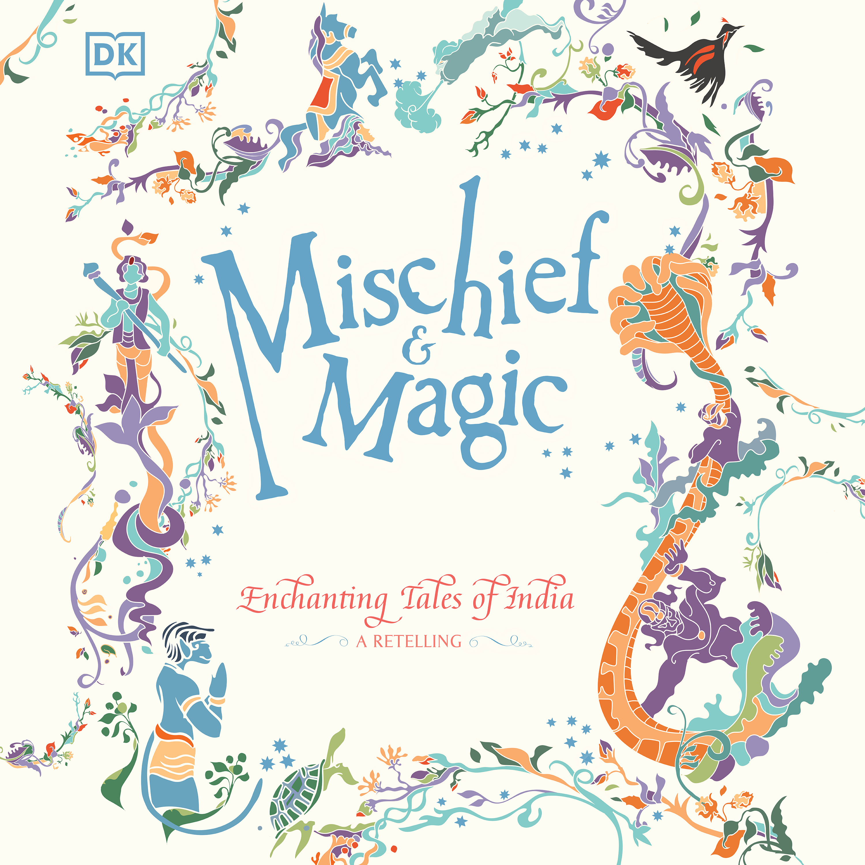 Mythology, Magic and Folklore article - Mischief & Magic: Enchanting Tales of India audiobook cover