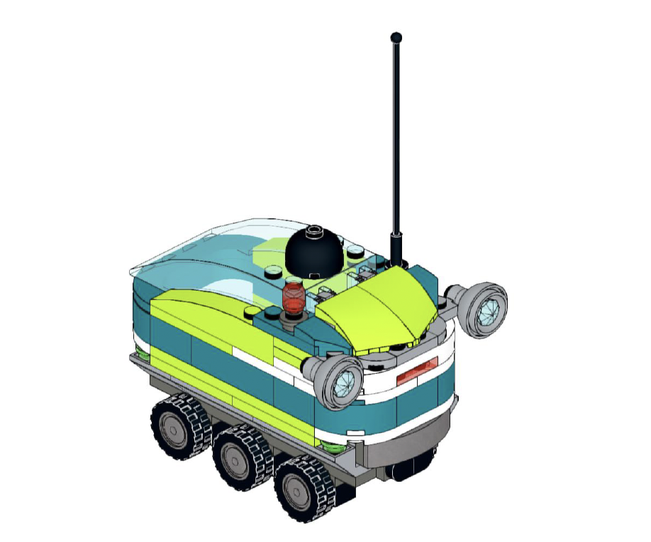 DK Book: How to Build LEGO® Robots - Delivery Bot image
