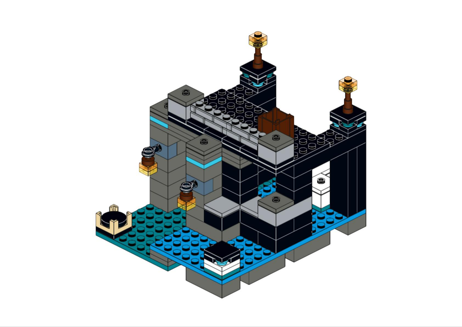 Deep Dark Hideout Brick List Page 1