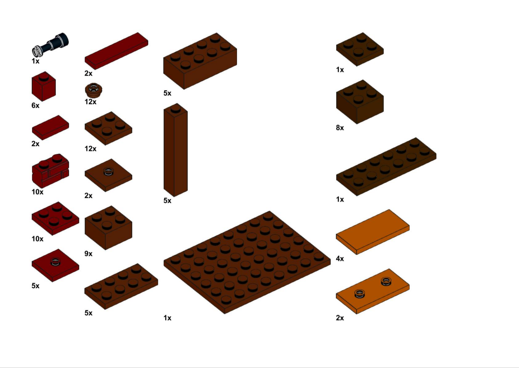 Swamp Shack Brick List Page 2