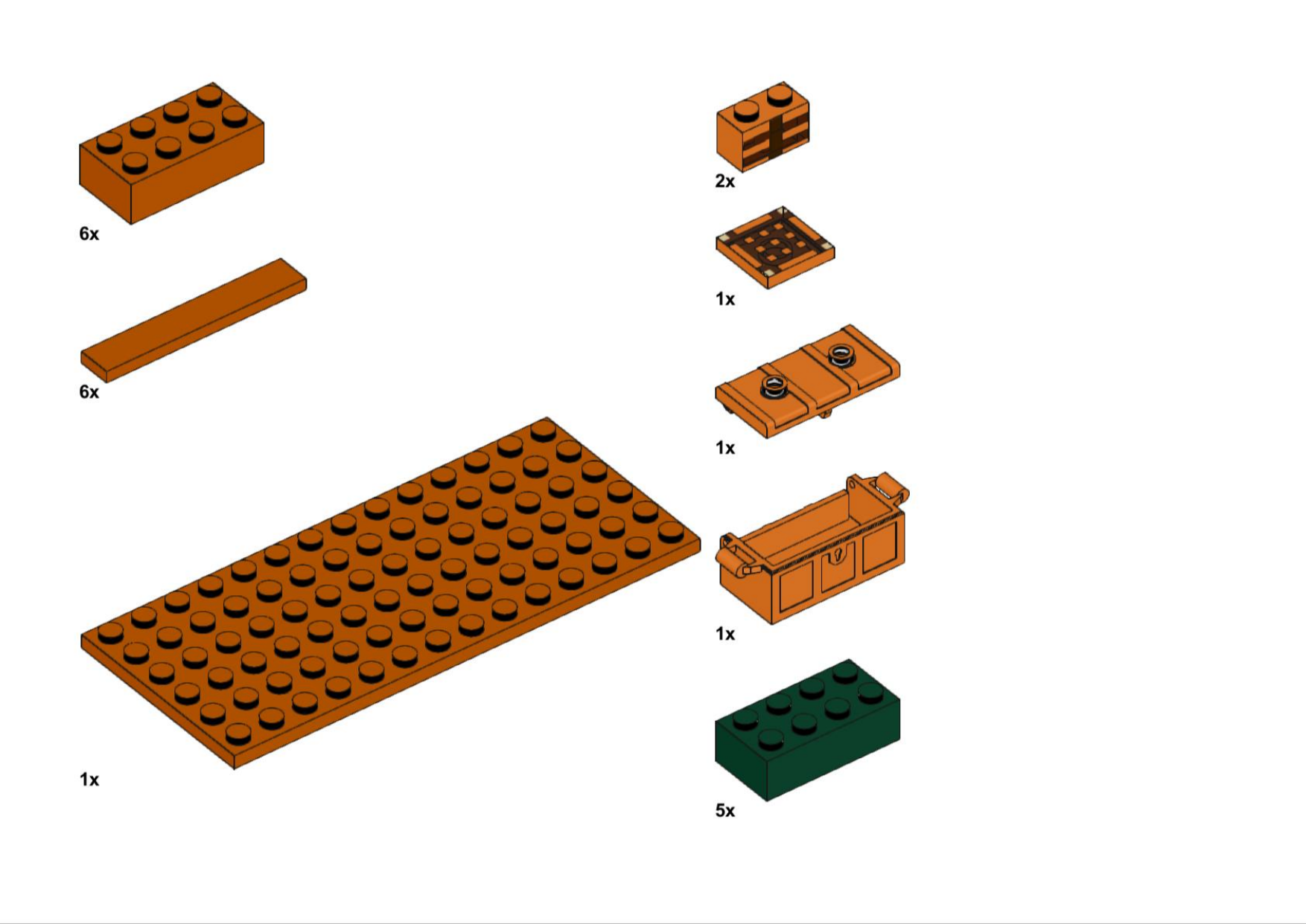 Swamp Shack Brick List Page 3