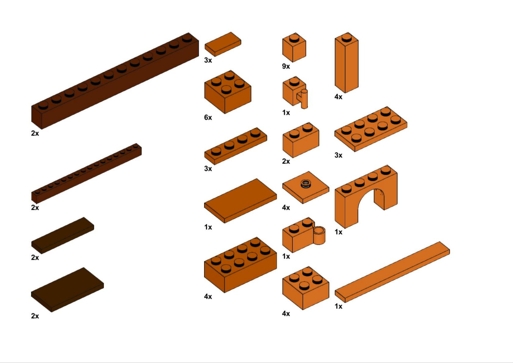 Tree House Brick List Page 3