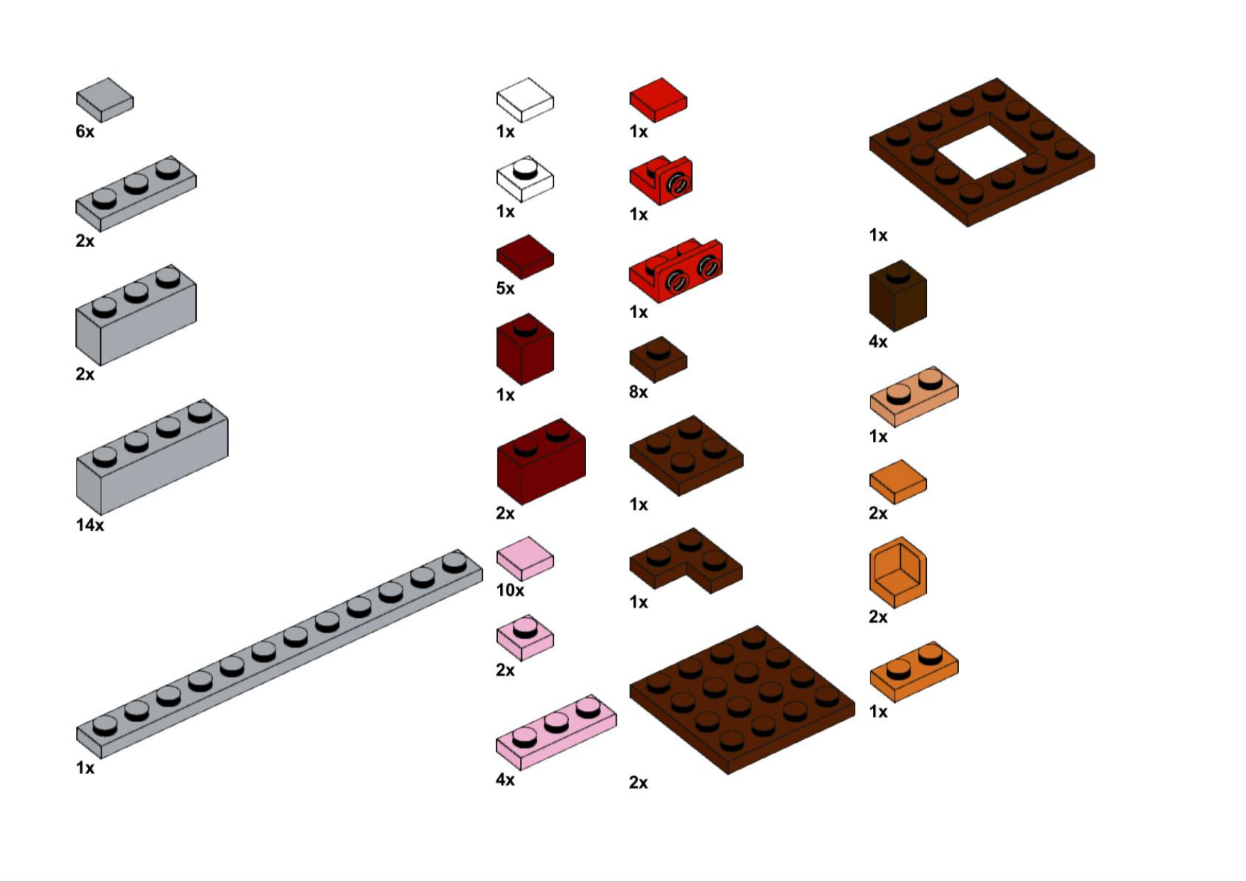 Underground Hideout Brick List Page 3