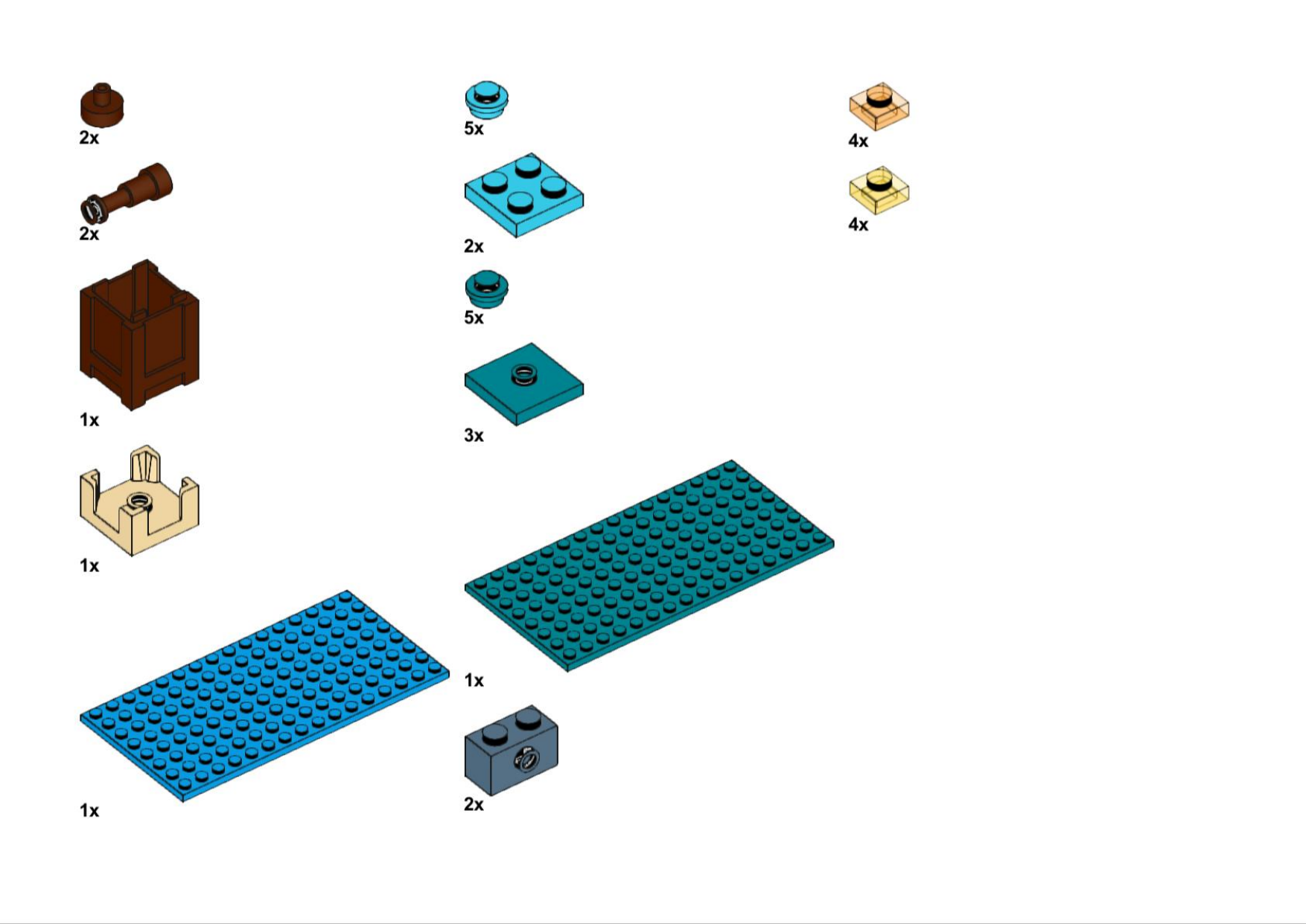 Deep Dark Hideout Brick List Page 4