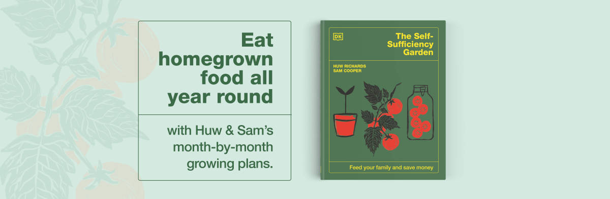 DK Gardening Book The Self-Sufficiency Garden By Huw Richards, Sam Cooper