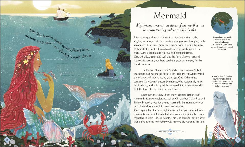 The Book of Mythical Beasts and Magical Creatures - spread