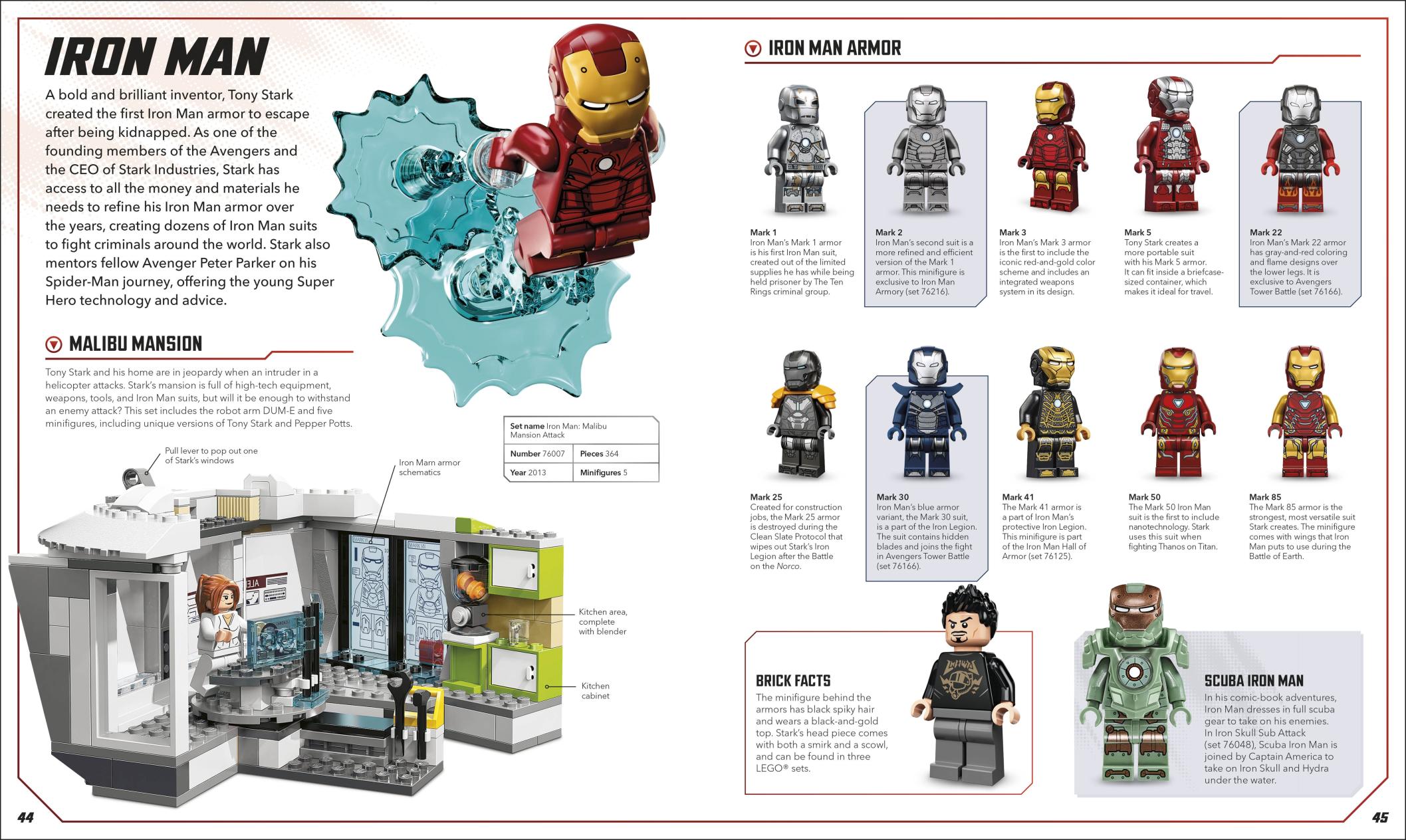 LEGO Marvel Visual Dictionary Updated Cover - New Iron Man Model