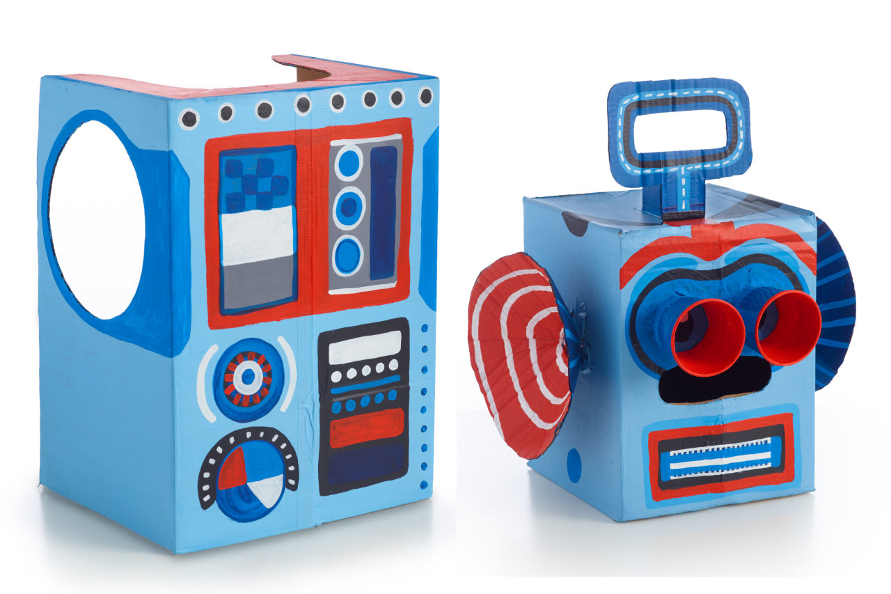 How to Make Box Robots: Kids' Cardboard Box Craft Project ...