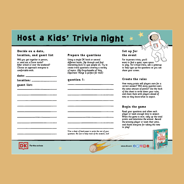 Host a Kids' Trivia Night pdf