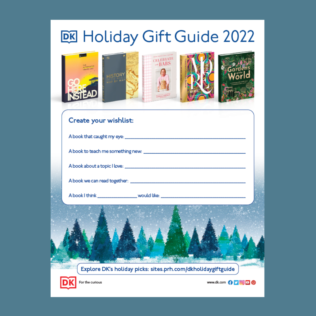 2022 Holiday Printable wishlist pdf