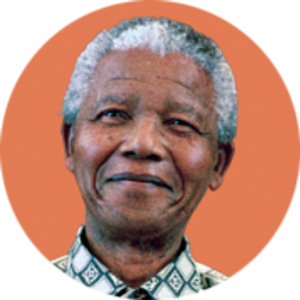 portrait of Nelson Mandela