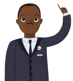 drawing of Martin Luther-King