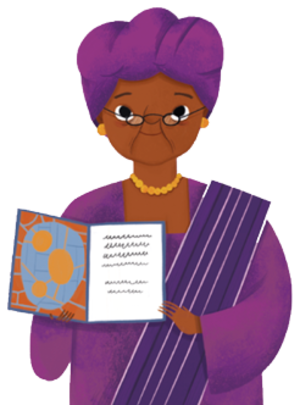 drawing of Ellen Johnson Sirleaf