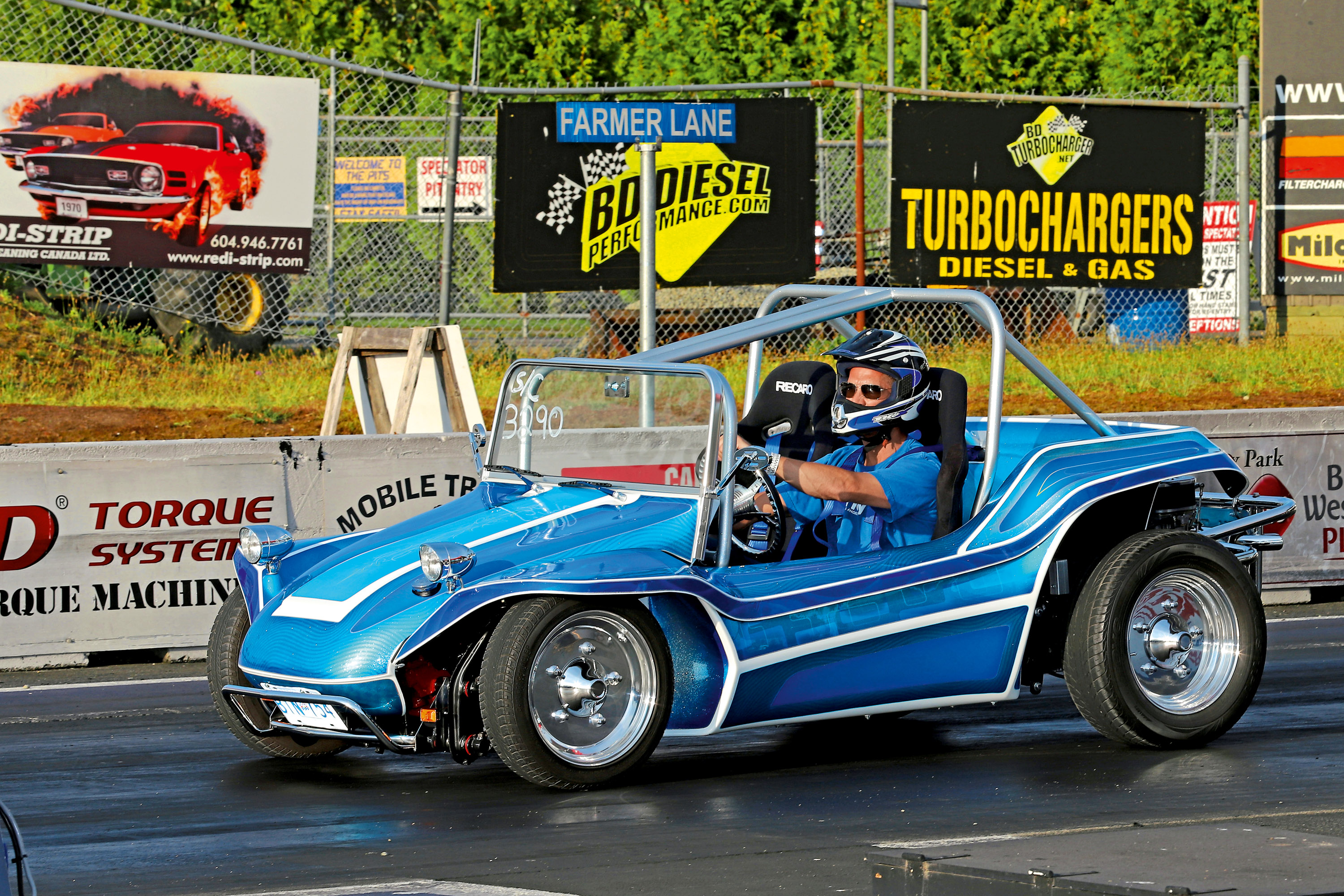 Buggy Meyers Manx VW Clairbois - Jouet à Tirer/pousser Années 70 - Orange Quasi Neuf