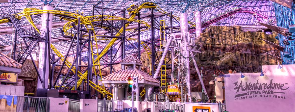 Circus Circus Las Vegas - Adventuredome and Splash Zone - Coaster Kings