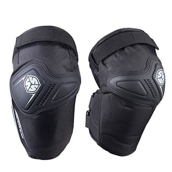 Knee Pads Motorcycle Knee Pads and Knee Pads Motocross Knee Elbow Black Pack of 4