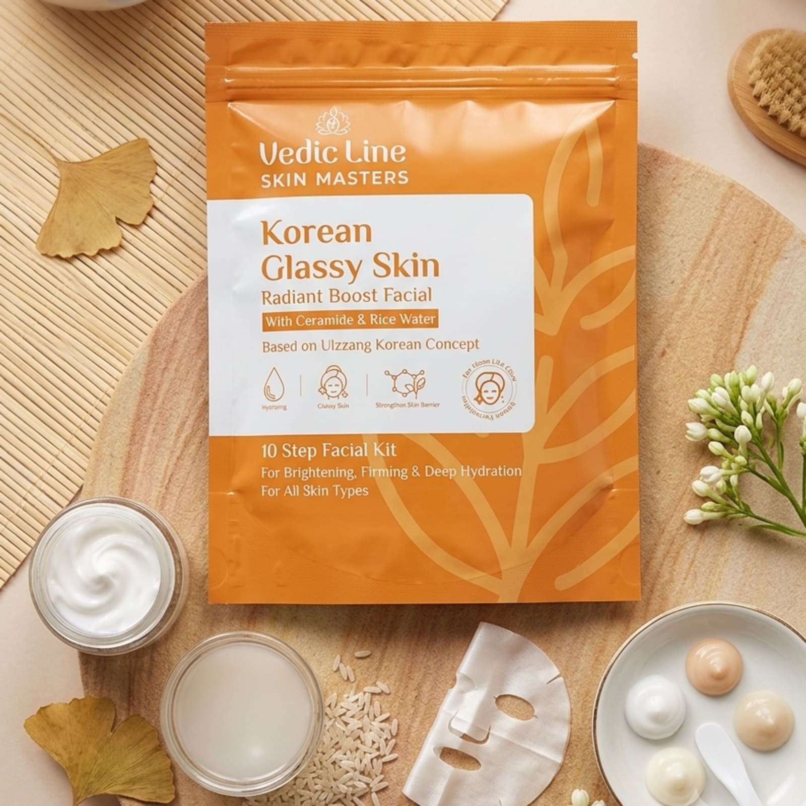 Soin Facial Radiant Boost Korean Glassy Skin Vedic Line